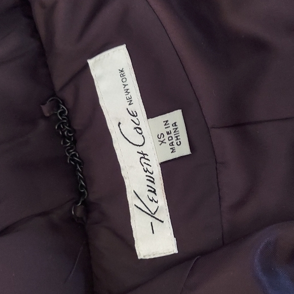 Kenneth Cole NY Mocha Faux Fur Detachable Hood Down Filled Full Zip Puffer Coat - Picture 2 of 13